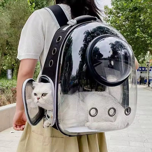 Mochila Transportadora PORTÁTIL para Gatos y Perros Pequeños